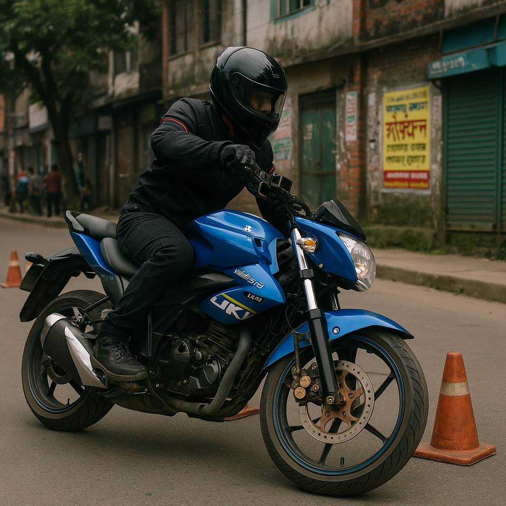 শুরু থেকে মোটরসাইকেল প্রশিক্ষণ